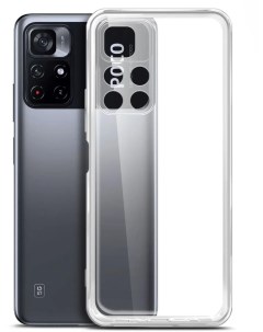 Чехол накладка для смартфона Xiaomi Poco M4 Pro силикон прозрачный 70105 Borasco