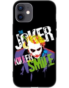 Чехол накладка Joker02 для смартфона Apple iPhone 12 mini пластик черный 124209 Deppa