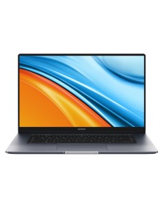 Ноутбук MagicBook 15 15 6 IPS 1920x1080 AMD Ryzen 5 5500U 2 1 ГГц 8Gb RAM 512Gb SSD без OC серый 530 Honor