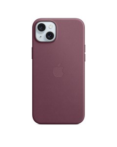 Чехол накладка FineWoven Case with MagSafe для смартфона iPhone 15 Plus микротвил бордовый MT4A3FE A Apple