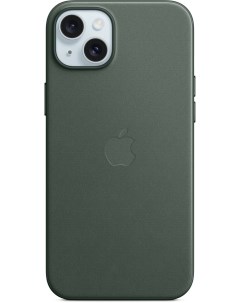Чехол накладка FineWoven Case with MagSafe для смартфона iPhone 15 Plus темно зеленый MT4F3FE A Apple