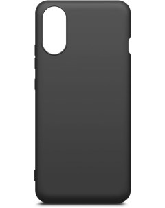 Чехол накладка для смартфона ZTE Blade A31 plus силикон черный 40857 Borasco