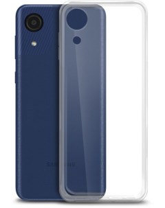 Чехол накладка для смартфона Samsung Galaxy A03 Core силикон прозрачный 40943 Borasco