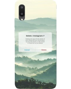 Чехол накладка Meridian для смартфона Samsung Galaxy A02 термопластичный полиуретан TPU зеленый лес  Gresso