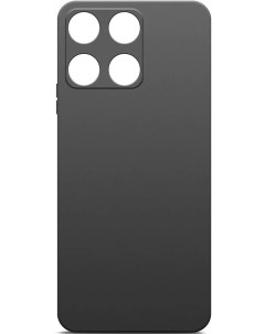 Чехол накладка для смартфона HONOR X6a силикон черный 72478 Borasco