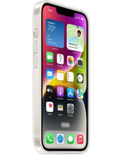 Чехол накладка Clear Case with MagSafe для смартфона iPhone 14 силикон прозрачный MPU13FE A Apple