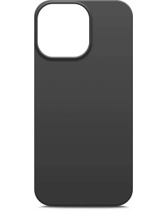 Чехол накладка для смартфона Apple iPhone 14 Pro Max силикон черный 70804 Borasco