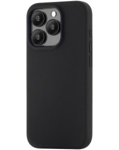 Чехол накладка Touch Mag Case для смартфона Apple iPhone 15 Pro силикон микрофибра черный CS263BL61P Ubear