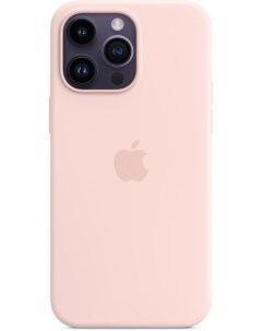 Чехол накладка Silicone Case with MagSafe для смартфона iPhone 14 Pro Max силикон светло розовый MPT Apple