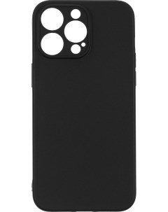 Чехол накладка для смартфона Apple iPhone 15 Pro Max силикон черный 72415 Borasco