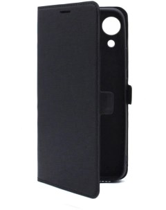 Чехол книжка для смартфона Samsung Galaxy A03 Core искусственная кожа черный 40950 Borasco