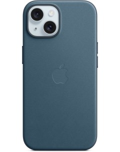 Чехол накладка FineWoven Case with MagSafe для смартфона iPhone 15 синий MT3G3FE A Apple