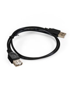 Кабель удлинитель USB 2 0 Am USB 2 0 Af 75 см черный EX CC USB2 AMAF 0 75 EX294741RUS Exegate