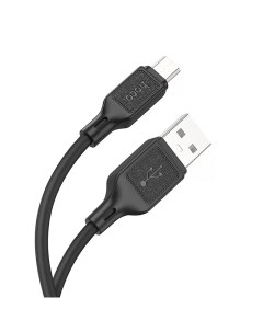 Кабель USB Micro USB 2 4А 1 м черный Cool X90 Hoco