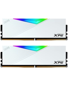 Комплект памяти DDR5 DIMM 32Gb 2x16Gb 5600MHz CL36 1 25V XPG Lancer RGB AX5U5600C3632G DCLARWH Retai Adata