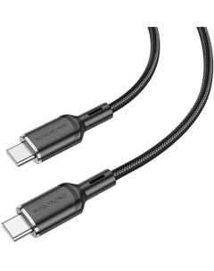 Кабель USB Type C USB Type C быстрая зарядка 3А 1 м черный Cyber BX90 6974443389661 Borofone