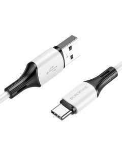 Кабель USB USB Type C 3А 1 м белый BX79 6974443384796 Borofone
