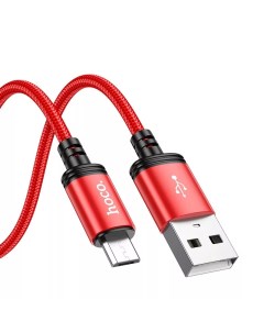 Кабель USB Micro USB 2 4А 1 м красный Wind X89 Hoco