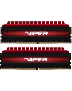 Комплект памяти DDR4 DIMM 64Gb 2x32Gb 3200MHz CL16 1 35V Viper 4 PV464G320C6K Retail Patriot memory