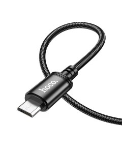 Кабель USB Micro USB 2 4А 1 м черный Wind X89 6931474784346 Hoco