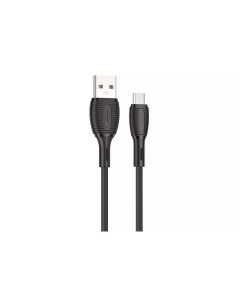 Кабель USB Micro USB 2 4А 1 м черный BX86 Advantage 6974443388800 Borofone