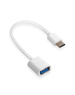 Кабель переходник адаптер USB USB Type C OTG 20 см белый EX A OTG CMAF2 EX294777RUS Exegate