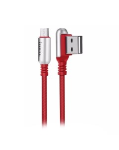 Кабель USB micro USB 1 2m красный Capsule для HTC Samsung U17 Hoco