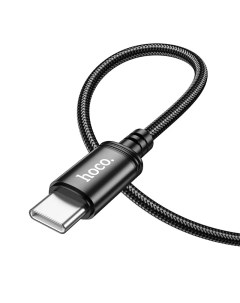 Кабель USB USB Type C быстрая зарядка 3А 1 м черный Wind X89 Hoco
