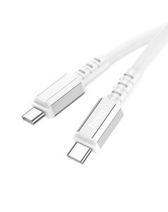 Кабель USB Type C USB Type C быстрая зарядка 3А 1 м белый X85 Strength 6931474777539 Hoco
