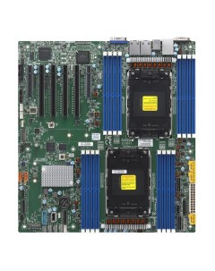Материнская плата X13DEI 2xLGA4677 Intel C741 16xDDR5 4PCI Ex16 2PCI Ex8 2xM 2 PCI E 10SATA3 RAID 0  Supermicro