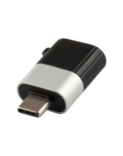 Переходник адаптер USB USB Type C 3А черный серебристый УТ000030899 Red line