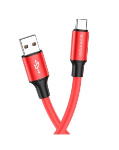 Кабель USB USB Type C 3А 1 м красный BX82 6974443386240 Borofone