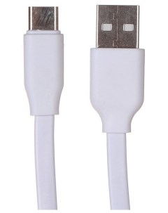 Кабель USB USB Type C плоский 2А 1 м белый УТ000023599 Red line