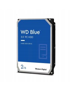 Жесткий диск HDD 2Tb Blue 3 5 5400rpm 64Mb SATA3 WD20EARZ Western digital