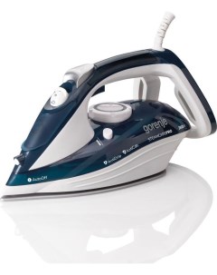 Утюг Gorenje SIH2800TQC 2.8 кВт, длина шнура 2.5 м, синий/белый