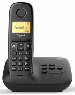 Радиотелефон A270A AM RUS DECT АОН черный S30852 H2832 S301 Gigaset