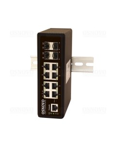 Коммутатор SW 70804 IL управляемый кол во портов 8x1 Гбит с кол во SFP uplink SFP 4x1 Гбит с на DIN  Osnovo