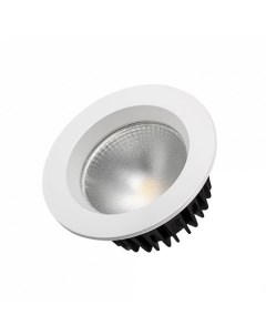 Светильник точечный светодиодный встроенные светодиоды 230 В 9 Вт 720лм 3000 K белый LTD 105WH FROST Arlight