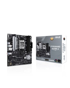 Материнская плата PRIME A620M A CSM AM5 AMD A620 4xDDR5 DIMM PCI Ex16 4SATA3 7 1 ch GLAN 4 USB 3 2 1 Asus