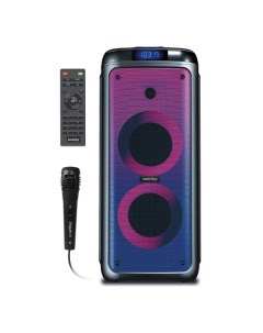 Портативная акустика Valkyr 2 60 Вт FM AUX USB Bluetooth подсветка черный SBS 5550 Smartbuy