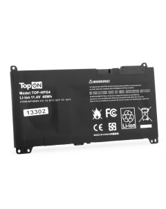 Аккумуляторная батарея для HP ProBook 430 440 450 455 470 G4 11 4V 48Wh черный TOP HPG4 Topon