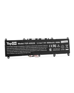 Аккумуляторная батарея для Asus VivoBook S13 S330 7 4V 6 6 А ч 49Wh черный TOP ASU38 Topon