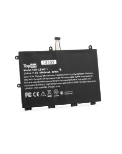 Аккумуляторная батарея для Lenovo ThinkPad Yoga 11e 7 4V 4 4 А ч черный TOP LEYO11 Topon