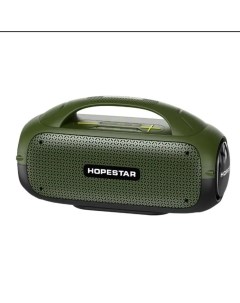 Портативная акустика A50 80 Вт AUX USB microSD Bluetooth зеленый Hopestar