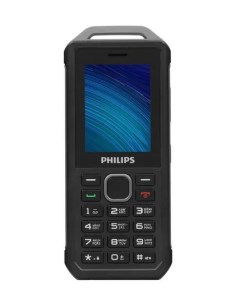 Мобильный телефон E2317 2 4 320x240 TFT BT 1xCam 2 Sim 2500 мА ч micro USB темно серый CTE2317DG 00 Philips