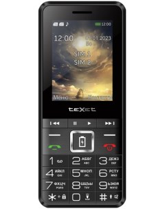 Мобильный телефон TM D215 2 4 320x240 TN 2 Sim 4000 мА ч USB A черный красный TM D215 Texet