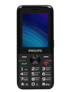 Мобильный телефон Е6500 4G 2 4 320x240 TFT 3G 4G BT 1xCam 2 Sim 1700 мА ч micro USB черный CTE6500BK Philips