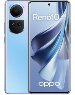 Смартфон Reno10 5G 6 7 1080x2412 AMOLED MediaTek Dimensity 7050 8Gb RAM 256Gb 3G 4G 5G NFC Wi Fi BT  Oppo