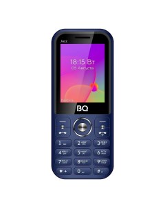 Мобильный телефон 2457 Jazz 2 4 320x240 TFT 32Mb BT 1xCam 2 Sim 2700 мА ч micro USB синий 2457 Jazz  Bq