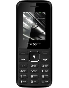 Мобильный телефон TM 118 1 77 160x128 TN 32Mb RAM 32Mb 2 Sim 1000 мА ч 0 черный Texet